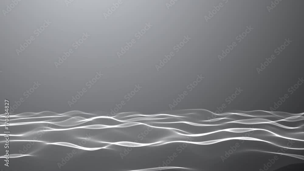 Gray Soft Waves Lower Third, Looping (3D Rendering) Gray Soft Waves Lower Third, Looping (3D Rendering)