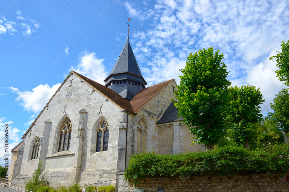Saint Redegund Church at Giverny, France.