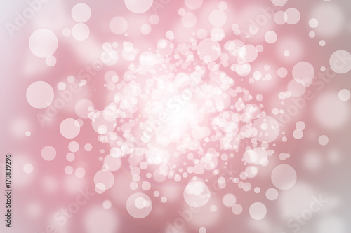 Fototapeta Naklejka Na Ścianę i Meble -  pink abstract blur bokeh background