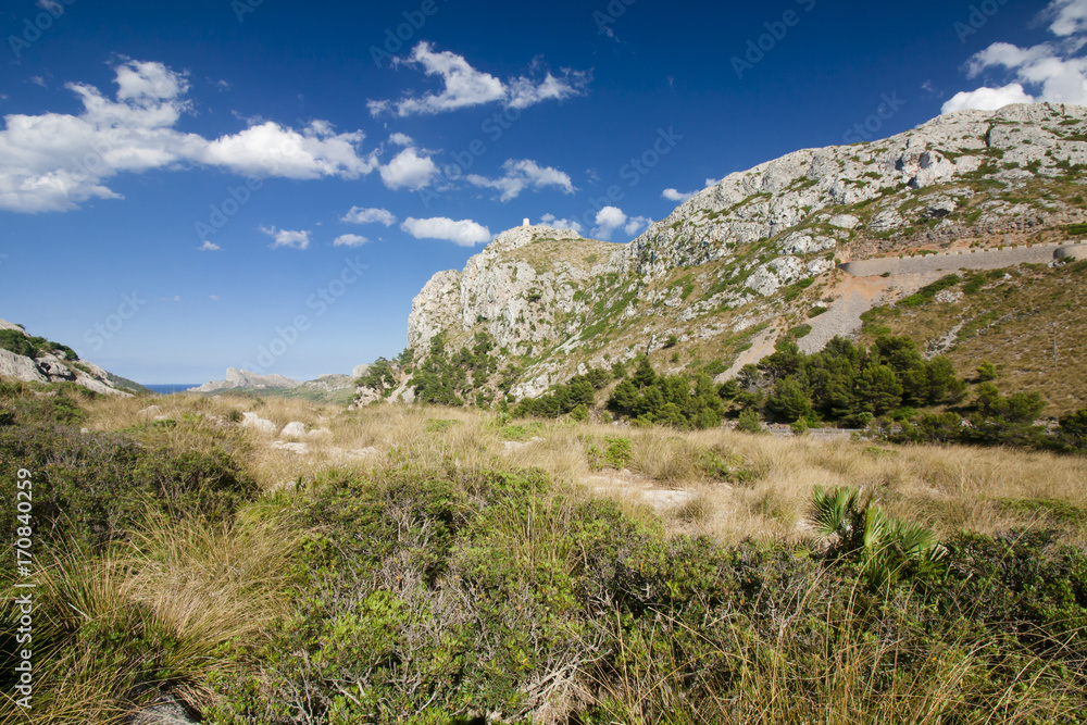 Cap de Formentor - beautiful coast of Majorca, Spain - Europe. Cap de Formentor - beautiful coast of Majorca, Spain - Europe.