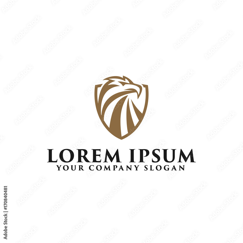 luxury eagle logo design concept template luxury eagle logo design concept template