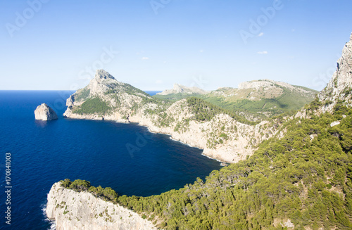 Cap de Formentor - beautiful coast of Majorca, Spain - Europe.