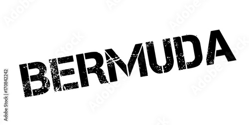 Bermuda rubber stamp. Grunge design with dust scratches. Effects can be easily removed for a clean, crisp look. Color is easily changed.