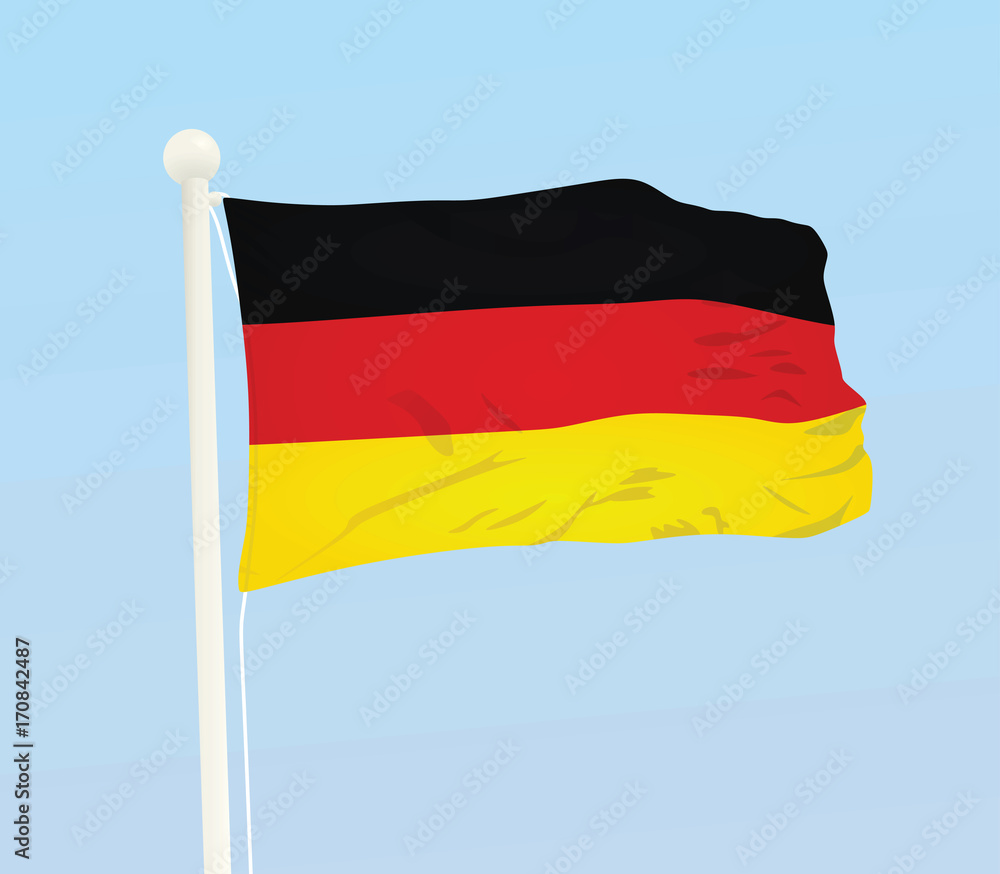 Germany national flag. vector illustration Germany national flag. vector illustration