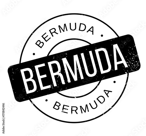 Bermuda rubber stamp. Grunge design with dust scratches. Effects can be easily removed for a clean, crisp look. Color is easily changed.