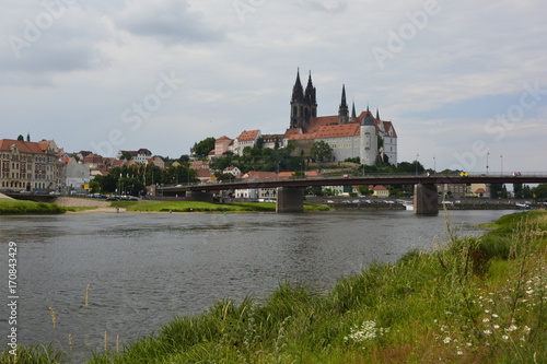 Blick zum Meissner Dom