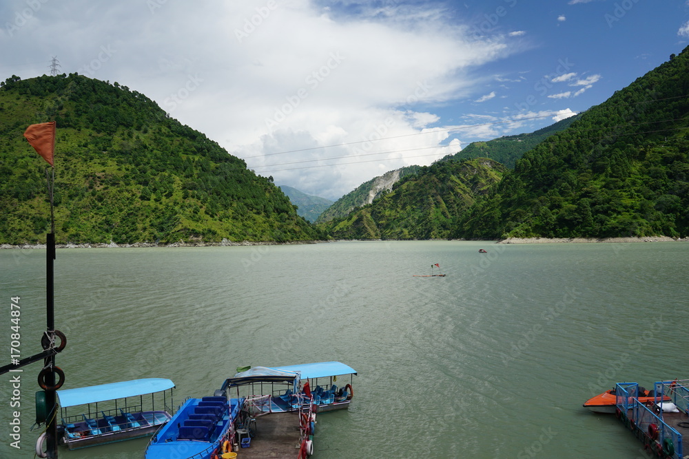 Naklejka premium lake