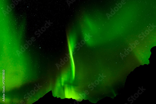 Aurora borealis or northern lights, Norway