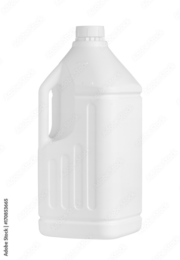Plastic container (with clipping path) isolated on white background Plastic container (with clipping path) isolated on white background