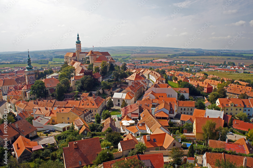 Red roofs of Mikulov