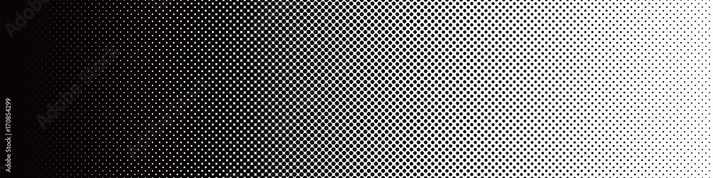 Seamless Screentone Graphics_Halftone Gradation_Black Seamless Screentone Graphics_Halftone Gradation_Black