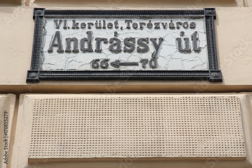 Budapest Andrassy Street photo