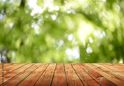 Wooden table background