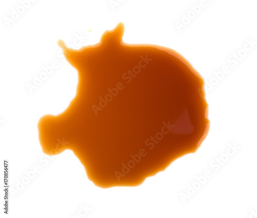 soy sauce isolated on white background
