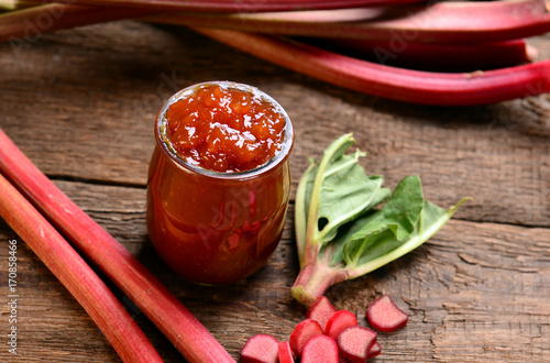 Cuadro en lienzo Rhubarb jam