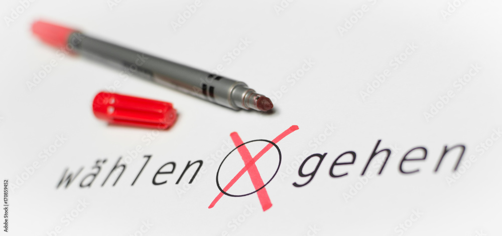 wählen gehen wählen gehen