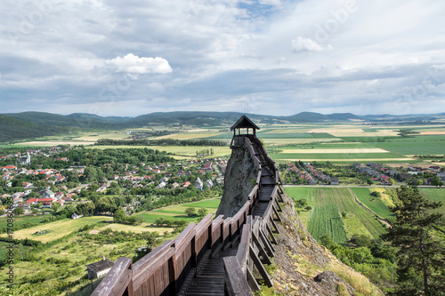 Watchtower at the Castle of Boldogko in Hungary photo