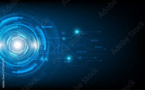 Abstract technology background Hi-tech communication concept innovation background vector illustration