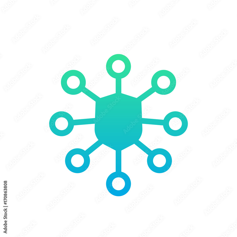network security vector icon network security vector icon