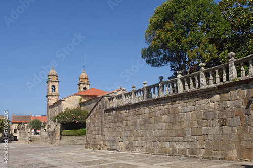 Church of San Benito, Fefinans square, Cambados, Pontevedra province, Galicia, Spain photo