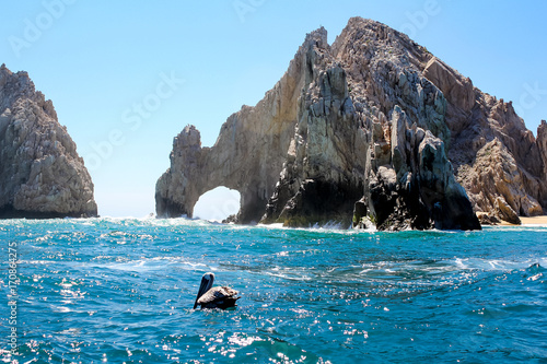 Mexiko, Baja California Sur, Cabo San Lucas, Der berühmte Arc von Cabo - zu bestimmten Jahreszeiten durchquerbar photo