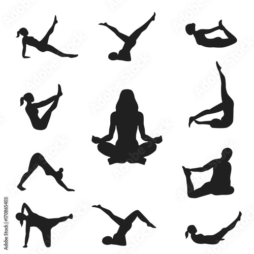 illustration yoga