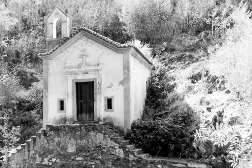 Abandoned Chapel in the Woods