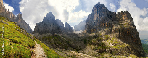 Langkofelgruppe Panorama