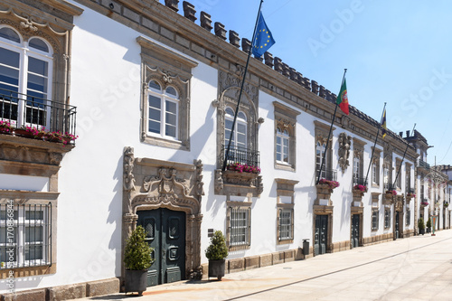 city hall of the city of Viana do Castelo in Portugal photo