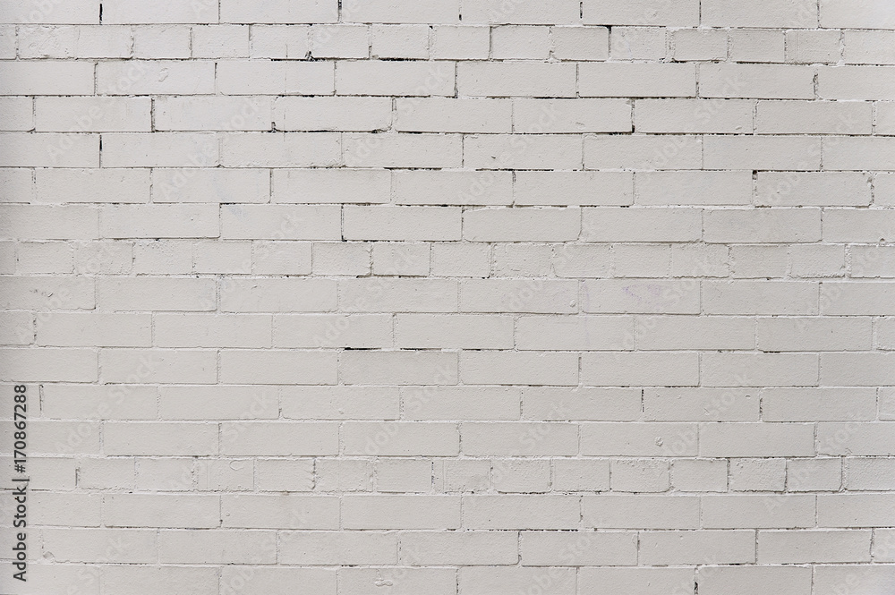 Old white brick wall background Old white brick wall background