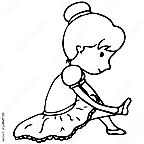 Kleine Ballerina Vektor 2