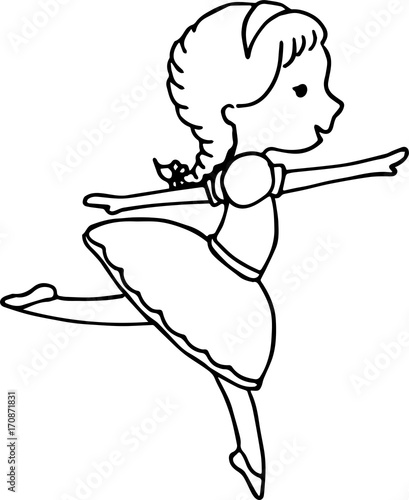 Kleine Ballerina Vektor 1
