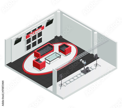 Talk Show Interior Composition