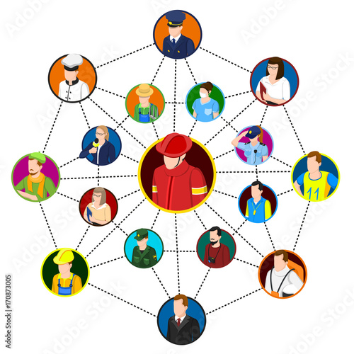 Professional Networking Site Concept