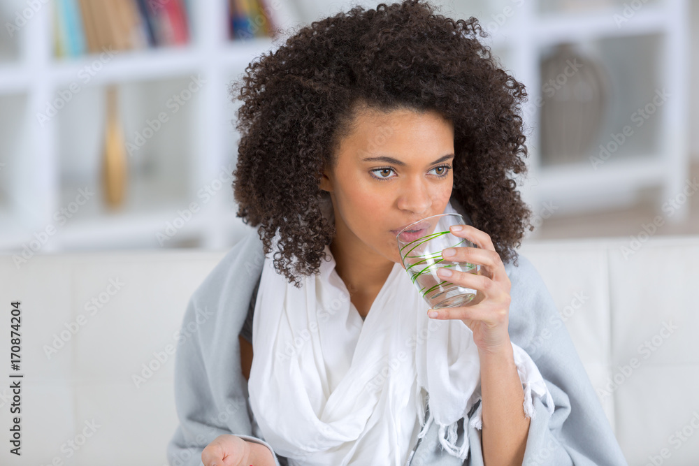 young woman drinking glass of water young woman drinking glass of water