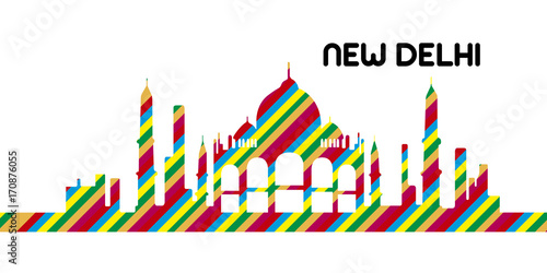 Skyline of New Delhi