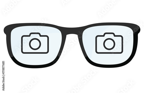Brillengläser mit Fotokamera