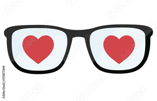 Brillengläser mit Herz