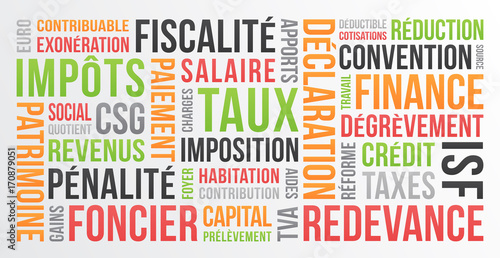 Impôts - nuage de mots