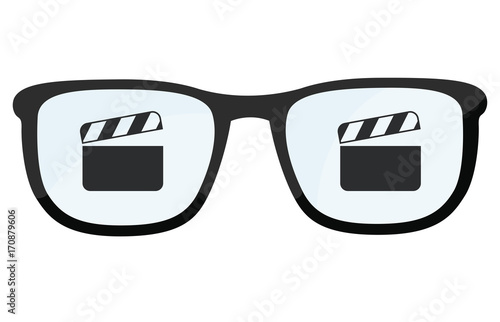 Brillengläser mit Filmklappe - Filmdreh