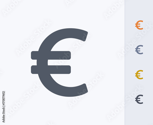 Euro Sign - Carbon Icons. A professional, pixel-perfect icon designed on a 32x32 pixel grid and redesigned on a 16x16 pixel grid for very small sizes.