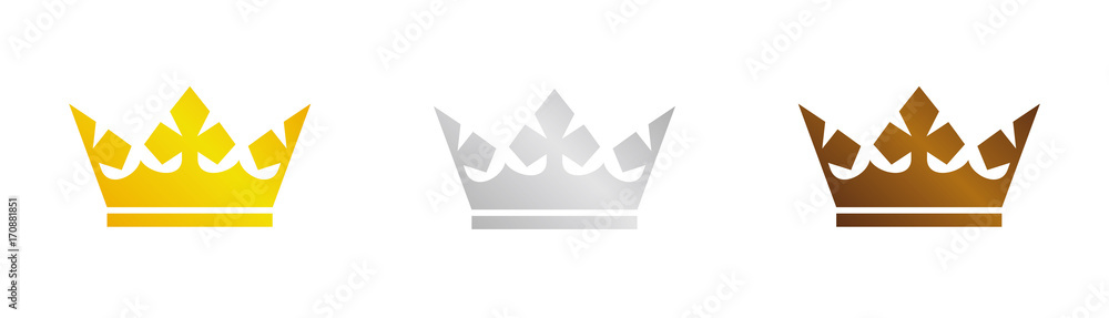 Crown icon ( three colors) Crown icon ( three colors)