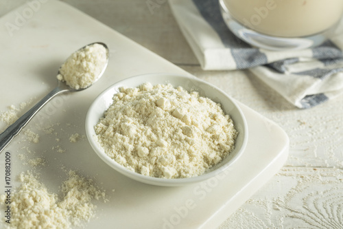 Organic White Vanilla Protein Powder © Brent Hofacker