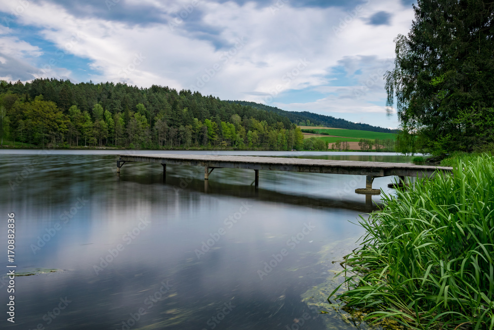 Steg am Blaibacher See