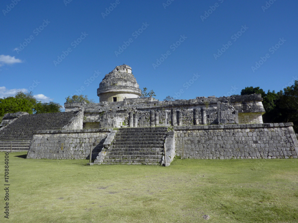 Templo Observatorio o Caracol en Chichen Itza