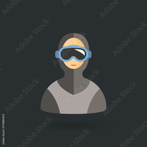 free diver icon