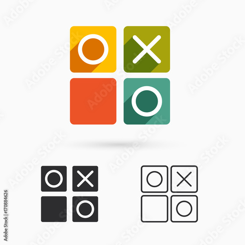 Noughts and crosses game