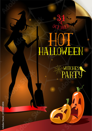 Poster for Halloween party