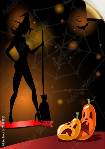 Poster for Halloween party