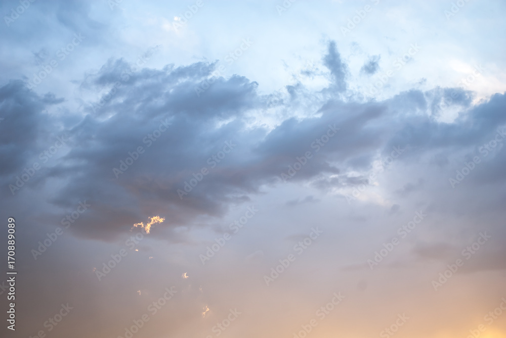 Fototapeta premium Evening sky